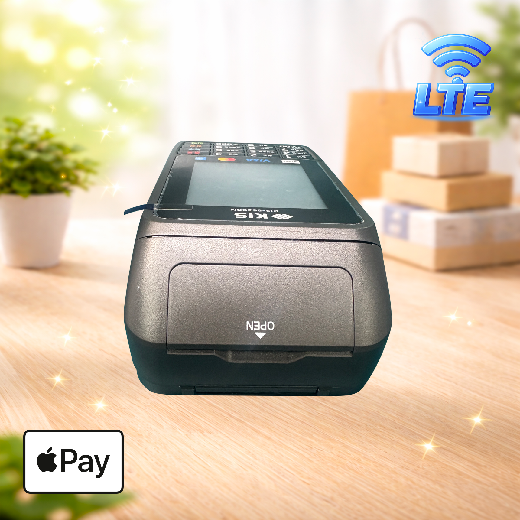 KIS-8630QN 무선카드단말기 (통신사 SKT) 삼성 애플 제로 카카오페이 KIS정보통신 오늘얼마