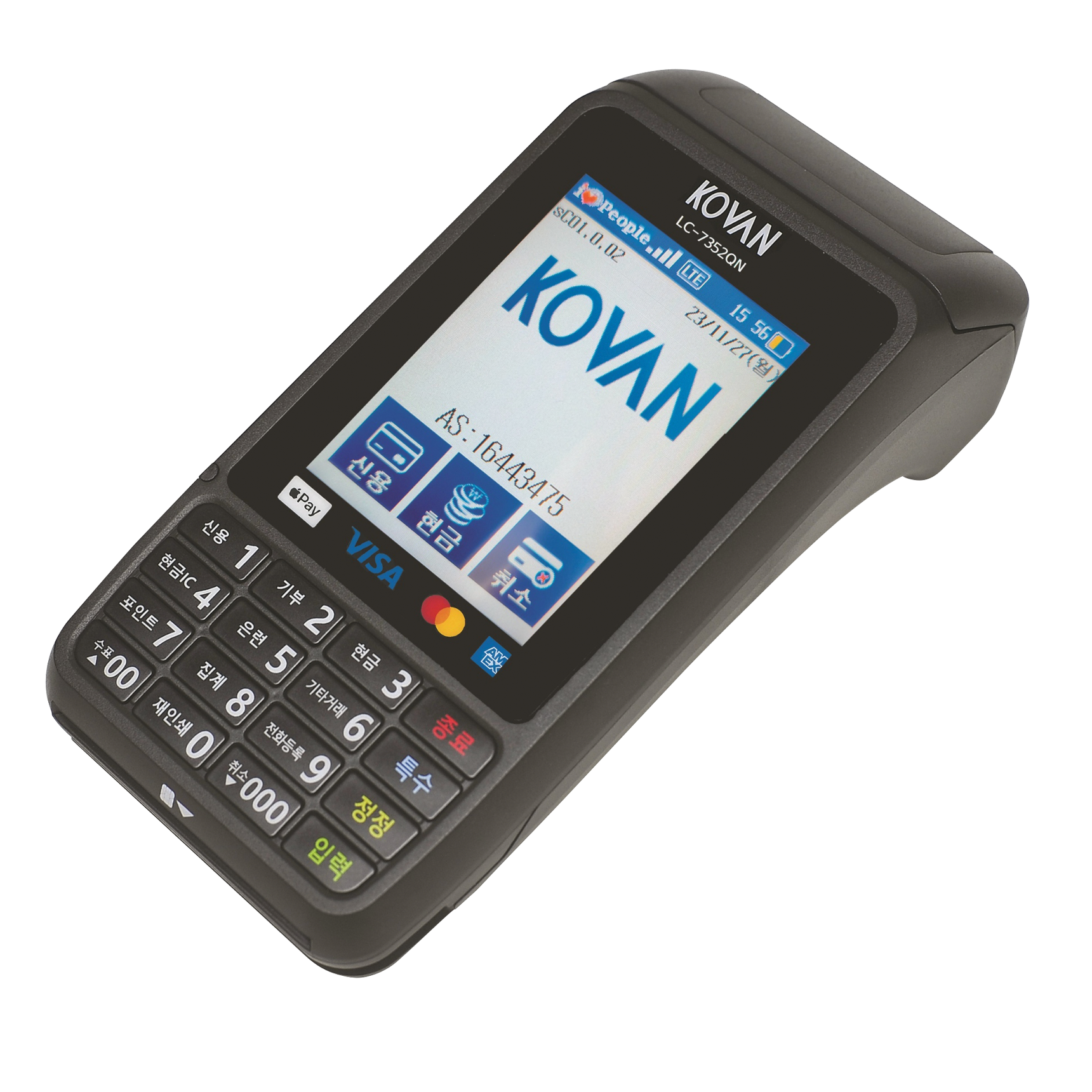 [코밴] 무선 카드단말기 LC-7351QN / LC-7352QN (통신사 LGT)