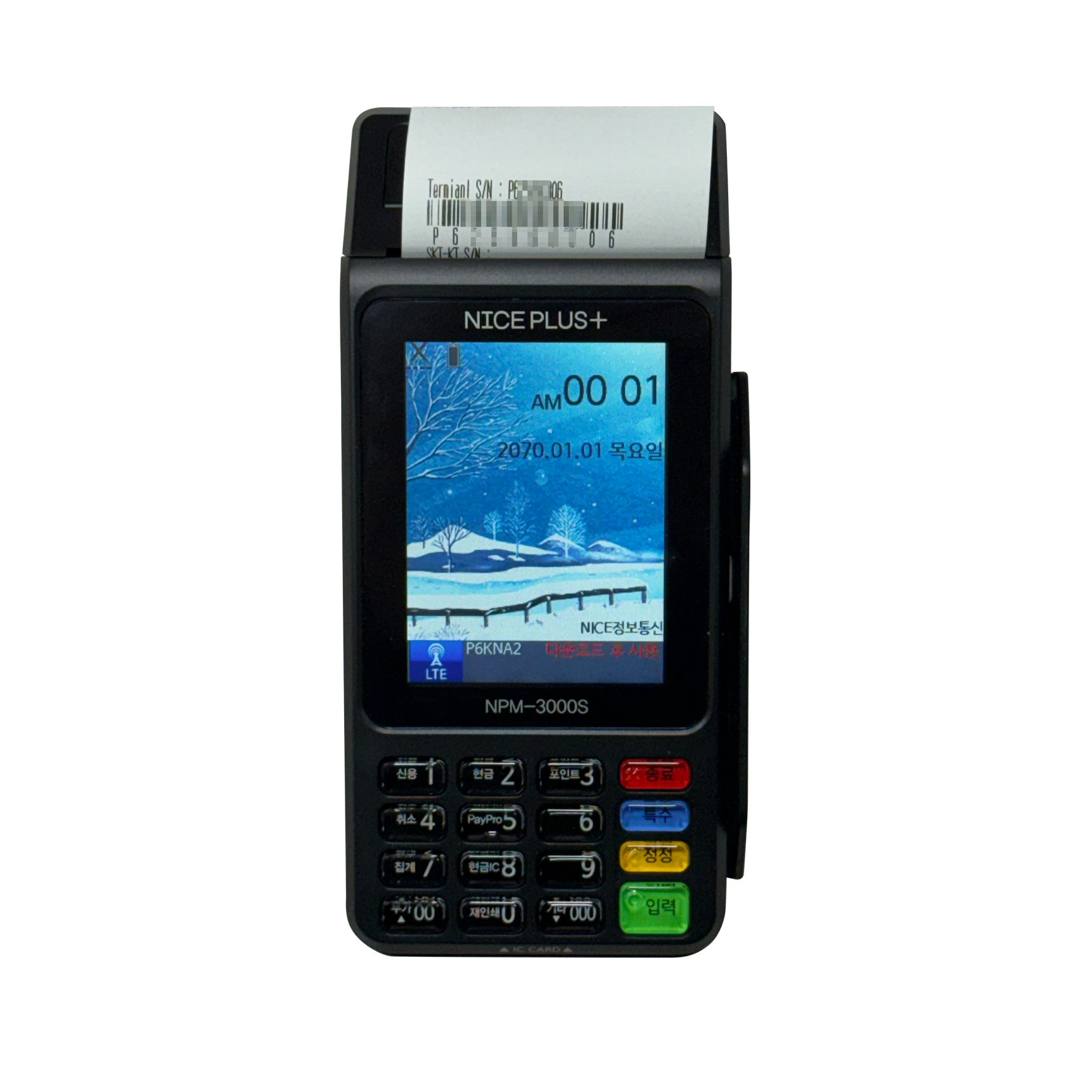 NPM-3000S 무선 카드단말기 애플페이 삼성페이 카카오페이
