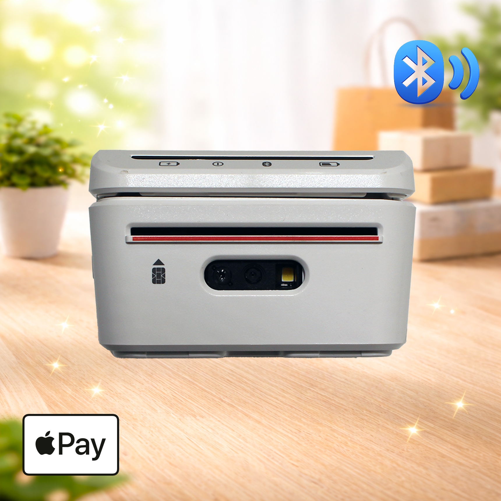 ETP-2000N 스마트폰 카드단말기 블루투스 단말기 프린터 애플 삼성 카카오페이 KICC 이지체크