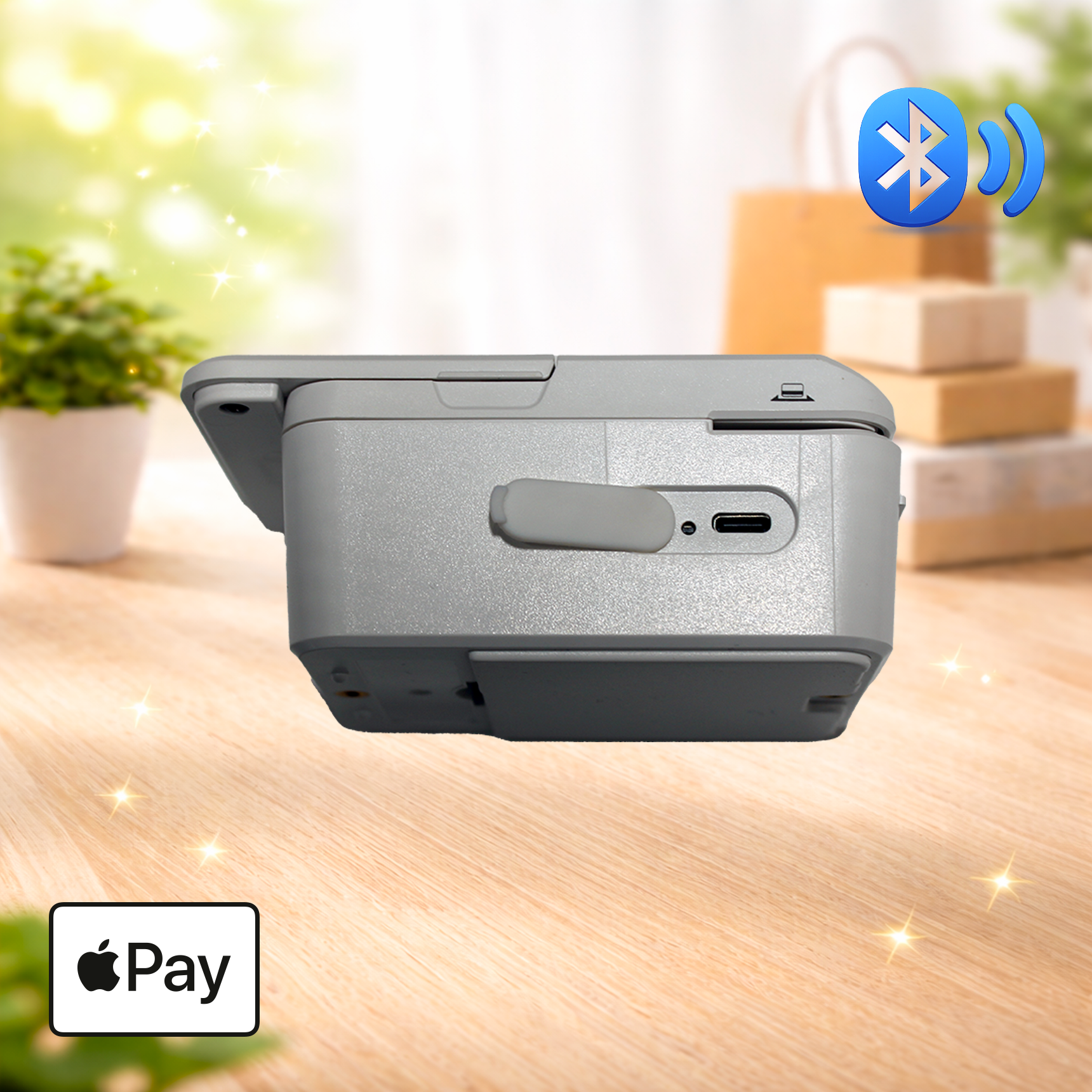 ETP-2000N 스마트폰 카드단말기 블루투스 단말기 프린터 애플 삼성 카카오페이 KICC 이지체크