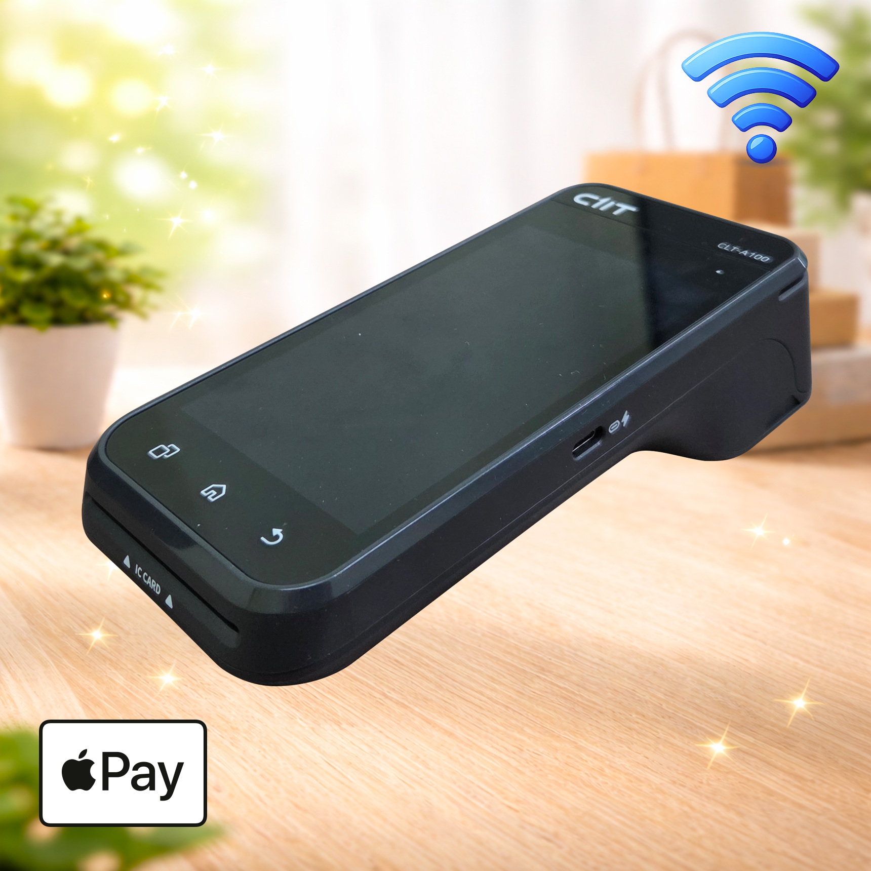 LC-A100(W) 무선카드단말기 WiFi 핫스팟 삼성 애플 제로 카카오페이 KOVAN 코밴