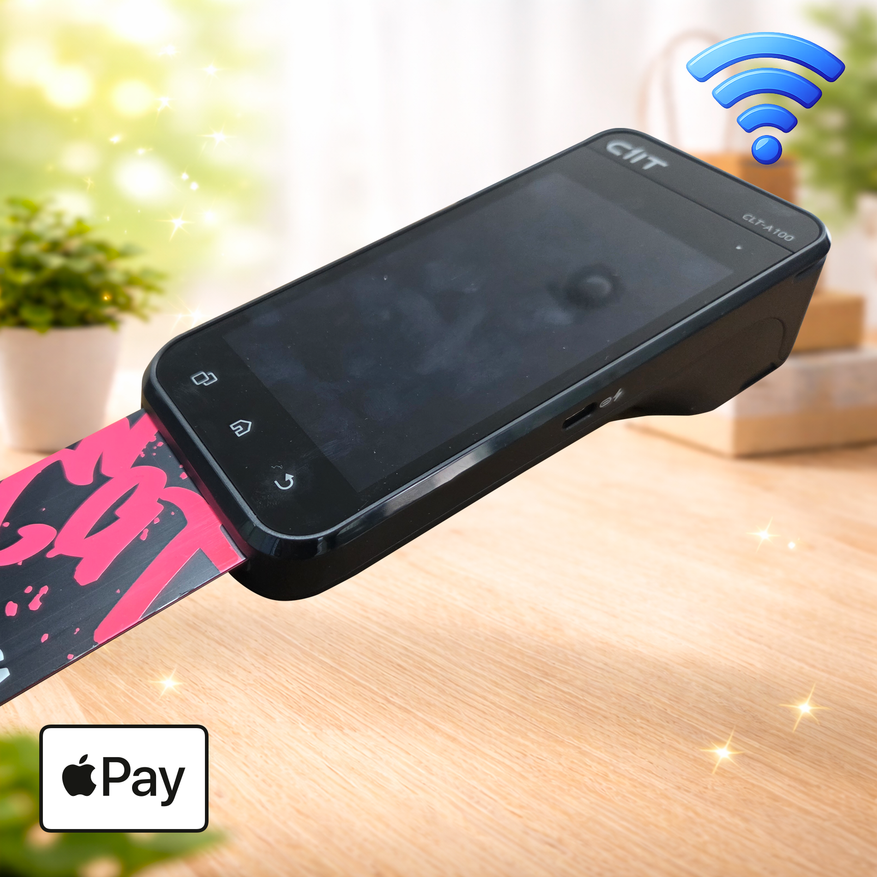 LC-A100(W) 무선카드단말기 WiFi 핫스팟 삼성 애플 제로 카카오페이 KOVAN 코밴