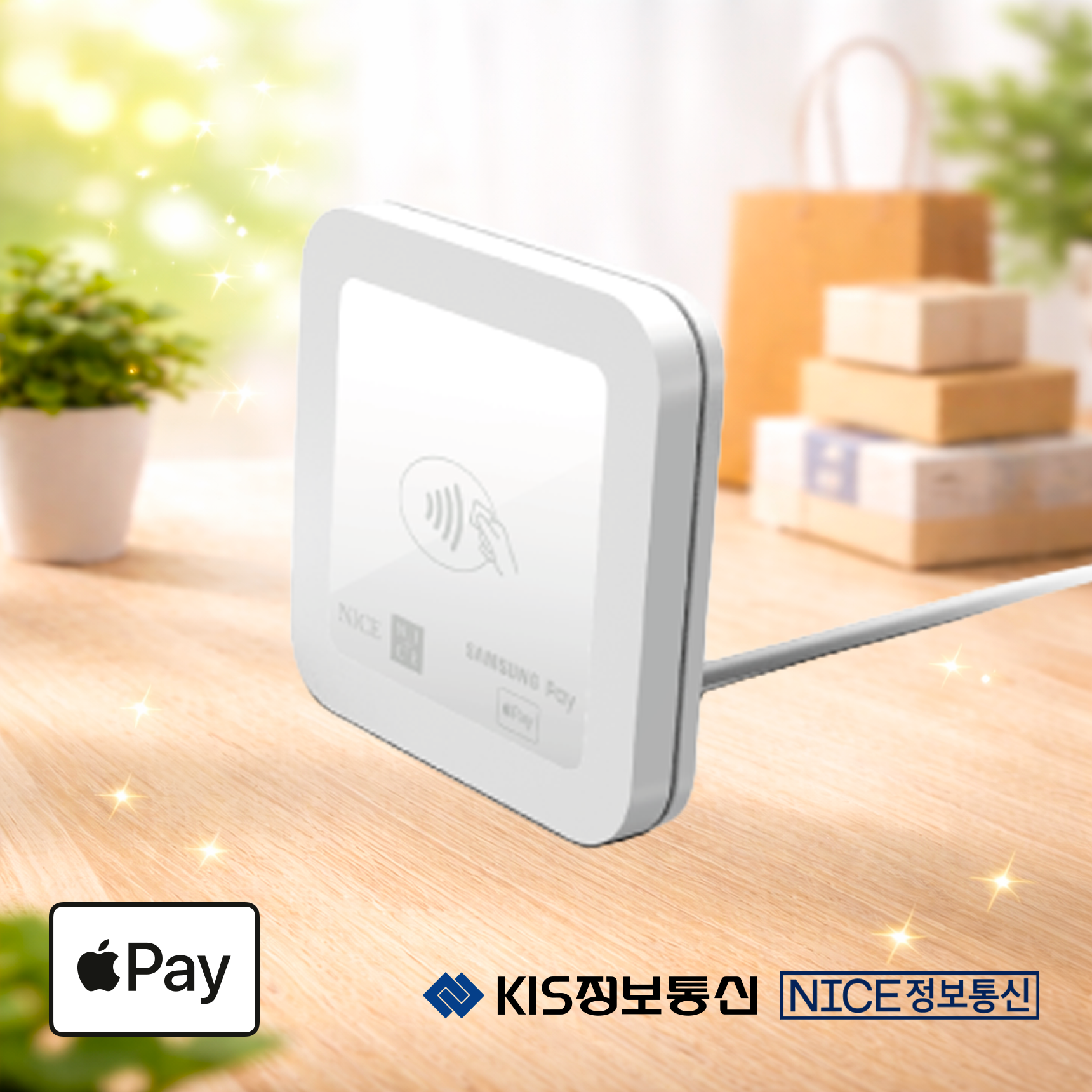 NR-100 NFC 모듈형 리더기 단말기 포스기 애플페이 삼성페이 나이스정보통신 KIS정보통신