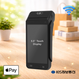 KIS-K9 무선카드단말기 Wi-Fi 블루투스 영수증프린터 삼성 애플 제로 카카오페이 KIS정보통신 오늘얼마 WiIFi 