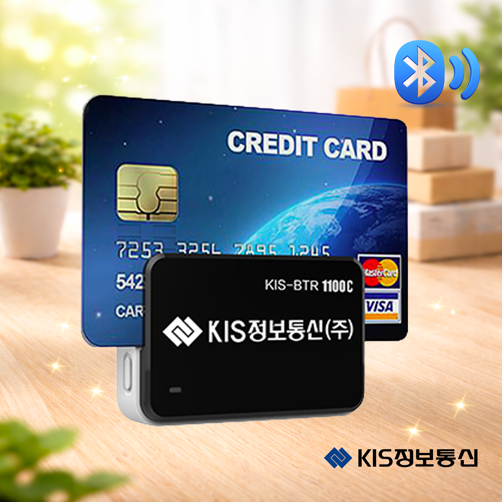 KIS-BTR1100 휴대용 블루투스 카드단말기 KIS정보통신 오늘얼마